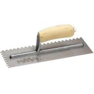 Marshalltown 702S Square Notched Trowel Wooden Handle Marshalltown 702S Square Notched Trowel Wooden Handle