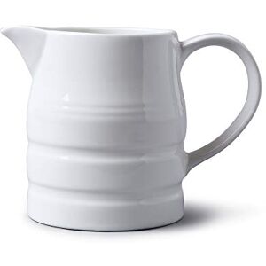 WM Bartleet & Sons 1750 T37 Porcelain Traditional Churn Jug 2 Pints-White WM Bartleet & Sons 1750 T37 Porcelain Traditional Churn Jug 2 Pints-White