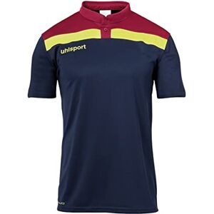 Uhlsport Offense 23 Polo Children's Polo Navy/Bordeaux/Fluo Yellow, 140 Uhlsport Offense 23 Polo Children's Polo Navy/Bordeaux/Fluo Yellow, 140