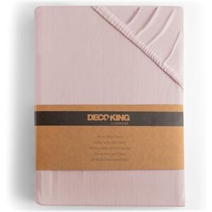 DecoKing Fitted Sheet Single 100% Combed Cotton Soft Jersey Bed Sheet 80x200-90x200 cm Lilac Amber DecoKing Fitted Sheet Single 100% Combed Cotton Soft Jersey Bed Sheet 80x200-90x200 cm Lilac Amber