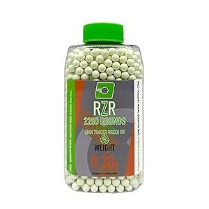 Nuprol RZR Biodegradable Tracer Airsoft BBs 0.30g (2200R), Green Nuprol RZR Biodegradable Tracer Airsoft BBs 0.30g (2200R), Green