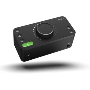 Audient EVO 4 USB Audio Interface sound card for music production (2 in / 2 out USB audio-interface, 48 Volt phantom power, 2 microphone preamps, etc.), Black Audient EVO 4 USB Audio Interface sound card for music production (2 in / 2 out USB audio-interface, 48 Volt phantom power, 2 microphone preamps, etc.), Black