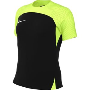 Nike DR0909-011 W NK DF STRKE III JSY SS T-shirt Women's BLACK/VOLT/VOLT/WHITE Size XS Nike DR0909-011 W NK DF STRKE III JSY SS T-shirt Women's BLACK/VOLT/VOLT/WHITE Size XS