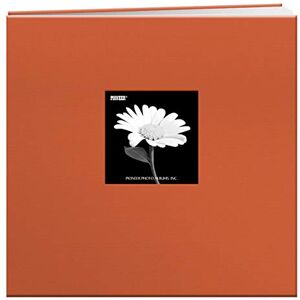 Pioneer 12 x 12-inch Book Cloth Cover Post Bound Album, Orange Pioneer 12 x 12-inch Book Cloth Cover Post Bound Album, Orange
