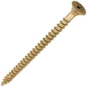 TIMCO C2 Strong-Fix Multi-Purpose Premium Countersunk Gold Woodscrews 5.0 x 80 Box of 200 TIMCO C2 Strong-Fix Multi-Purpose Premium Countersunk Gold Woodscrews 5.0 x 80 Box of 200