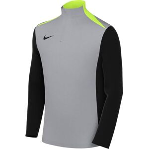 Nike FD7671-013 Dri-FIT Academy Pro 24 Drill Top K Sweatshirt Unisex WOLF GREY/BLACK/VOLT/BLACK Size XL Nike FD7671-013 Dri-FIT Academy Pro 24 Drill Top K Sweatshirt Unisex WOLF GREY/BLACK/VOLT/BLACK Size XL
