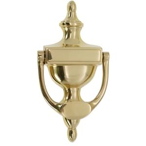 Infinity Victorian Style 6” Solid Brass Urn Door Knocker in Polished Brass Finish – Premium Quality Hand Door Knocker for Entrance Front Door Furniture Infinity Victorian Style 6” Solid Brass Urn Door Knocker in Polished Brass Finish – Premium Quality Hand Door Knocker for Entrance Front Door Furniture