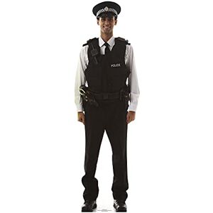 STAR CUTOUTS SC76 Cut Out of Policeman, Solid, Black, Regular STAR CUTOUTS SC76 Cut Out of Policeman, Solid, Black, Regular