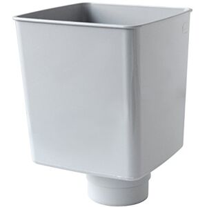 First Plast RCQ100N Square Downpipe Binder, Grey, 100 mm First Plast RCQ100N Square Downpipe Binder, Grey, 100 mm