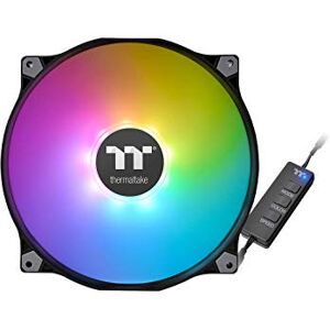 Thermaltake Pure 20 ARGB Sync Edition Quiet Radiator PWM LED Fan 5V RGB 200mm Black (Controller included),CL-F081-PL20SW-A,1 Pack Thermaltake Pure 20 ARGB Sync Edition Quiet Radiator PWM LED Fan 5V RGB 200mm Black (Controller included),CL-F081-PL20SW-A,1 Pack