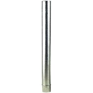 WOLFPACK 22010049 Galvanised Stove Tube100 mm WOLFPACK 22010049 Galvanised Stove Tube100 mm