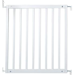 Safetots No Trip Wooden Stair Gate, 72cm 79cm, White, Wooden Safety Gate, Screw Fit Baby Gate, Stylish and Practical Safety Barrier Safetots No Trip Wooden Stair Gate, 72cm 79cm, White, Wooden Safety Gate, Screw Fit Baby Gate, Stylish and Practical Safety Barrier