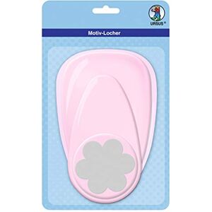 Ursus 19460055 Motif Hole Punch with Lever, Jumbo Flower, Approx. 76.2mm Pink Ursus 19460055 Motif Hole Punch with Lever, Jumbo Flower, Approx. 76.2mm Pink