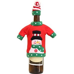 xbiez Christmas Decorations Red Wine Bottle Covers With Hat For Party New Year 2023 Dinner Gift Champagne xbiez Christmas Decorations Red Wine Bottle Covers With Hat For Party New Year 2023 Dinner Gift Champagne