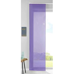 Gardinenbox 85589N Sliding Curtain Panel Curtain Voile 245 x 60 cm Purple Complete with Panel Weight Bar Gardinenbox 85589N Sliding Curtain Panel Curtain Voile 245 x 60 cm Purple Complete with Panel Weight Bar