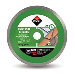 RUBI 30945 Continuous Ceramic General Diamond Disc (CEV) 180 SUPERPRO, Grey, 180 mm RUBI 30945 Continuous Ceramic General Diamond Disc (CEV) 180 SUPERPRO, Grey, 180 mm