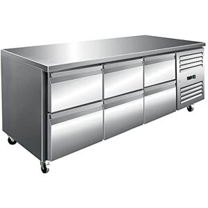 Stalwart DA-6DRG31V Commercial Refrigerated Counter 6 Drawers Depth 700mm Stalwart DA-6DRG31V Commercial Refrigerated Counter 6 Drawers Depth 700mm