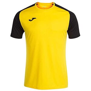 Joma Men's Short Sleeve T-Shirt 7XS 2XL Academy IV Yellow Black Joma Men's Short Sleeve T-Shirt 7XS 2XL Academy IV Yellow Black