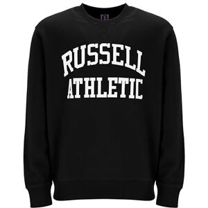 Russell Athletic Mens Iconic2-crewneck Sweatshirt Nuring Tunic, Black, L EU Russell Athletic Mens Iconic2-crewneck Sweatshirt Nuring Tunic, Black, L EU