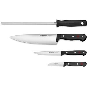 Wüsthof Gourmet 4-piece Knife Set, Black and Silver Wüsthof Gourmet 4-piece Knife Set, Black and Silver