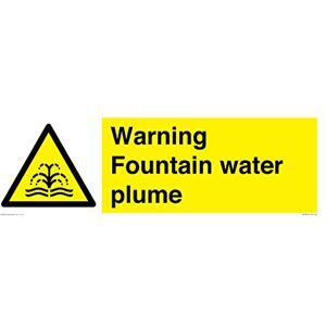 Viking Warning Fountain water plume Sign 600x200mm L62 Viking Warning Fountain water plume Sign 600x200mm L62