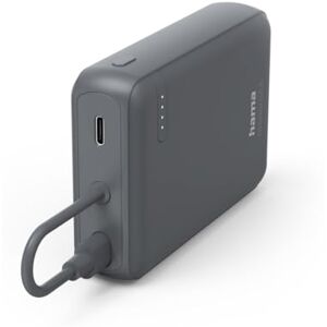 Hama “Travel” Power Pack with Cable, 10000mAh, 2 Outputs: 2x USB-C, anthracite Hama “Travel” Power Pack with Cable, 10000mAh, 2 Outputs: 2x USB-C, anthracite