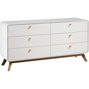 Dorel Home Furnishings Cassie Chest 3+3DR WhiteWhite Dorel Home Furnishings Cassie Chest 3+3DR WhiteWhite