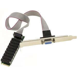 KALEA-INFORMATIQUE VGA DB15 Type 2D Graphics Card on M2 M Key Port with Aspeed AST2400 Chipset Full HD 1920x1080 KALEA-INFORMATIQUE VGA DB15 Type 2D Graphics Card on M2 M Key Port with Aspeed AST2400 Chipset Full HD 1920x1080