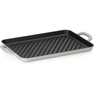 Kela grill plate induction 35 x 25 cm CALIDO, enamelled cast iron grill plate for the cooker, heat-resistant up to 300°C, light grey Kela grill plate induction 35 x 25 cm CALIDO, enamelled cast iron grill plate for the cooker, heat-resistant up to 300°C, light grey
