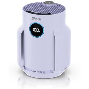 Shark NeverChange5 Air Purifier for Home, Bedroom, Office, Room Coverage 23sqm, 5-Year HEPA Filter Traps 99.97% of Allergens including Dust, Pollen, Pet Dander, Quiet, LED Display, Lilac HP072UKPL Shark NeverChange5 Air Purifier for Home, Bedroom, Office, Room Coverage 23sqm, 5-Year HEPA Filter Traps 99.97% of Allergens including Dust, Pollen, Pet Dander, Quiet, LED Display, Lilac HP072UKPL