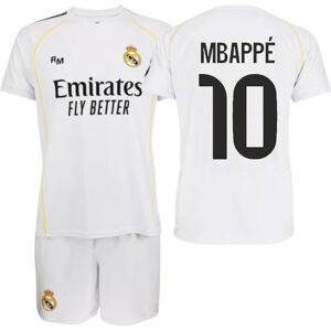 Real Madrid Children's Home Kit 25-26 Official Mbappe Replica Real Madrid Children's Home Kit 25-26 Official Mbappe Replica