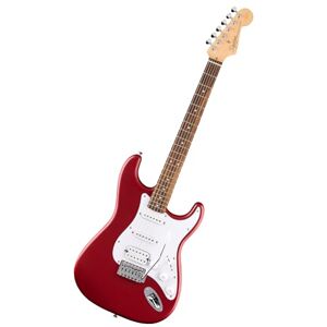 Fender Squier by Debut Collection HSS Stratocaster Electric Guitar, Laurel Fingerboard, White Pickguard, Dakota Red Fender Squier by Debut Collection HSS Stratocaster Electric Guitar, Laurel Fingerboard, White Pickguard, Dakota Red