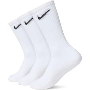 Nike Men Cush Crew Socks (pair Of 3) White/Black, X-Large/Size UK 11 14.5 Nike Men Cush Crew Socks (pair Of 3) White/Black, X-Large/Size UK 11 14.5