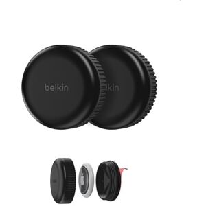 Belkin Waterproof Apple AirTag Secure Holder with Adhesive, Durable Scratch-Resistant AirTag Case, Protective AirTag Keychain Accessory for Skateboard, Trailer, Drone, Bike, & More Black (2-pack) Belkin Waterproof Apple AirTag Secure Holder with Adhesive, Durable Scratch-Resistant AirTag Case, Protective AirTag Keychain Accessory for Skateboard, Trailer, Drone, Bike, & More Black (2-pack)