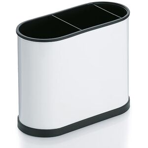 Kela "Benito Cutlery Holder, Stainless Steel, Black/White, 22 x 10 x 18 cm Kela "Benito Cutlery Holder, Stainless Steel, Black/White, 22 x 10 x 18 cm