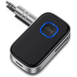 GlasFlength Aux Bluetooth Adapter Car, Bluetooth 5.0 Receiver for Hands-Free Call Stereo Music Bluetoot h Adapter Aux 3.5mm 16 Hours Playtime Adapte r for Car Radio Headphones Stereo System GlasFlength Aux Bluetooth Adapter Car, Bluetooth 5.0 Receiver for Hands-Free Call Stereo Music Bluetoot h Adapter Aux 3.5mm 16 Hours Playtime Adapte r for Car Radio Headphones Stereo System