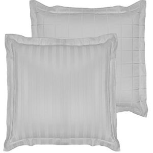 De Witte Lietaer Combed Cotton Pillowcase, Silver, 60 x 70 cm De Witte Lietaer Combed Cotton Pillowcase, Silver, 60 x 70 cm