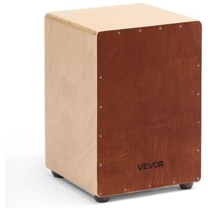VEVOR Cajon Box Drum, with Internal Snare Wires, Lightweight Wooden Percussion Box, Portable Birch Wood Drum Musical Instrument with Silicone Feet, for Beginners and Professionals, 12 x 12 x 17 in VEVOR Cajon Box Drum, with Internal Snare Wires, Lightweight Wooden Percussion Box, Portable Birch Wood Drum Musical Instrument with Silicone Feet, for Beginners and Professionals, 12 x 12 x 17 in