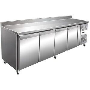 Stalwart DA-RS42V Commercial Refrigerated Counter with Upstand 4 Doors Depth 600mm Stalwart DA-RS42V Commercial Refrigerated Counter with Upstand 4 Doors Depth 600mm