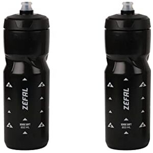 ZEFAL Pack Sense Soft 80 – Set of 2 Bicycle and Mountain Bike Bottles – Soft and Odourless Sports Bottle – BPA-Free Water Bottle – Silicone Teat – Black, 2 x 800 ml ZEFAL Pack Sense Soft 80 – Set of 2 Bicycle and Mountain Bike Bottles – Soft and Odourless Sports Bottle – BPA-Free Water Bottle – Silicone Teat – Black, 2 x 800 ml