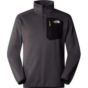 The North Face Men's Crest 1/4 Zip Sweatshirt, Anthracite Grey/Tnf Bla, S The North Face Men's Crest 1/4 Zip Sweatshirt, Anthracite Grey/Tnf Bla, S