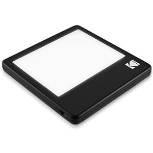 Kodak LED Light Box 5”x4” for Negatives, Slides & Films Illuminated Board Panel for Viewing & Scanning Photos, Tattoo Drawing, Artist Sketching, Stenciling & More Glare-Free, Battery & USB Powered Kodak LED Light Box 5”x4” for Negatives, Slides & Films Illuminated Board Panel for Viewing & Scanning Photos, Tattoo Drawing, Artist Sketching, Stenciling & More Glare-Free, Battery & USB Powered