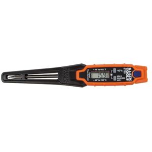 KLEIN TOOLS ET05 Digital Pocket Thermometer, Multi-Colored KLEIN TOOLS ET05 Digital Pocket Thermometer, Multi-Colored