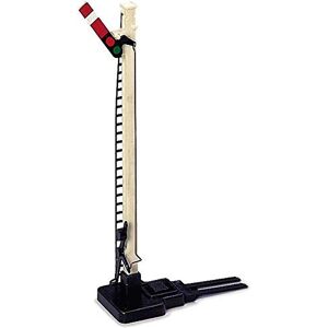 Hornby R171 OO Gauge Single Home Signal Model Railway Accessories, Miniature Diorama Scenery for Train Sets Lifelike Manual Train Home Signal Model Scale 1:76 Hornby R171 OO Gauge Single Home Signal Model Railway Accessories, Miniature Diorama Scenery for Train Sets Lifelike Manual Train Home Signal Model Scale 1:76