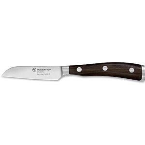 Wüsthof Ikon 3 Inch Flat Cut Paring Knife, Black Wüsthof Ikon 3 Inch Flat Cut Paring Knife, Black