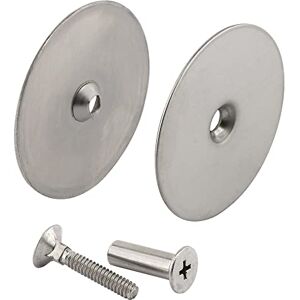 PRiME U 10677 Door Hole Cover Plate, 2-5/8 in. Diameter, Stainless Steel PRiME U 10677 Door Hole Cover Plate, 2-5/8 in. Diameter, Stainless Steel