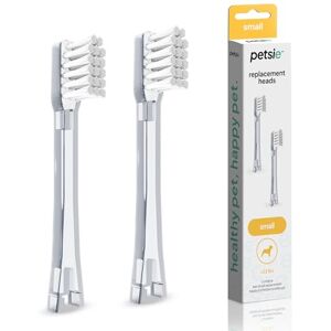 Petsie Dog Toothbrush Replacement Heads 2 Pack Replace Every Three Months Reduces Bad Breath Compatible with Toothbrush Only (White, Small Dogs) Petsie Dog Toothbrush Replacement Heads 2 Pack Replace Every Three Months Reduces Bad Breath Compatible with Toothbrush Only (White, Small Dogs)