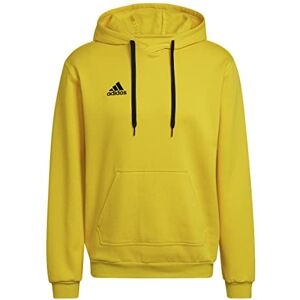 adidas Men's Entrada 22 Sweat Hoodie, Team Yellow / Black, 3XL adidas Men's Entrada 22 Sweat Hoodie, Team Yellow / Black, 3XL