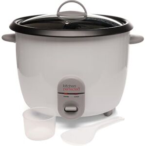 kitchenPerfected Kitchen Perfected 1000W 2.8Ltr Automatic Rice Cooker Non Stick/Removable Rice Bowl/Warm & Cook Indicators/Toughened Glass Lid/Measuring Cup/Spatula/Recipes Included White E3324 kitchenPerfected Kitchen Perfected 1000W 2.8Ltr Automatic Rice Cooker Non Stick/Removable Rice Bowl/Warm & Cook Indicators/Toughened Glass Lid/Measuring Cup/Spatula/Recipes Included White E3324
