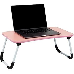 Mind Reader Collapsible, Portable, Folding Legs, 23.5" L x 13.75" W x 10.5" H, Pink Mind Reader Collapsible, Portable, Folding Legs, 23.5" L x 13.75" W x 10.5" H, Pink